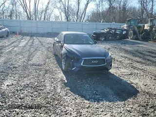 2022 Infiniti Q50 Luxe z VIN JN1EV7BP7NM311406, wystawiony jako Copart lot #86719364 z przebiegiem 10 651 mil mil oraz Czysty tytuł • Clean title. Historia ofert i sprzedaży dostępna na DreamBid. Obrazek 13.