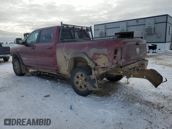 2019 Ram 2500 Laramie with VIN 3C6UR5FJ4KG596899, listed as a Copart auction lot 87582355 with 76,014 mi miles and Salvage Title. Bid and sale history available at carsss.com. Image 2.