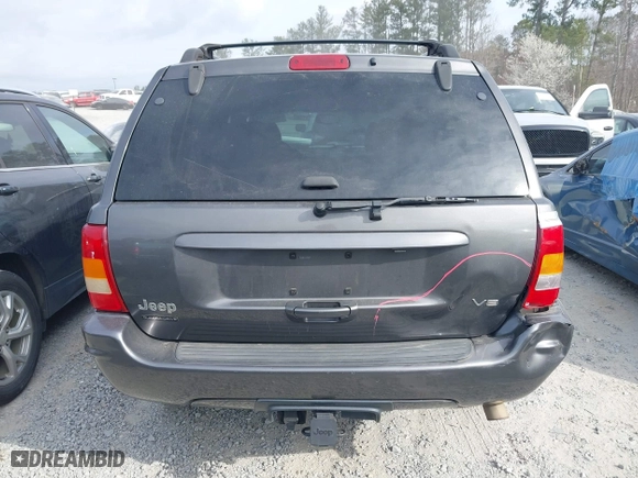 2004 Jeep Grand Cherokee Limited with VIN 1J8GW58N14C391912, listed as a IAAI auction lot 41706729 with 248,806 mi miles. Bid and sale history available at carsss.com. Image 16.