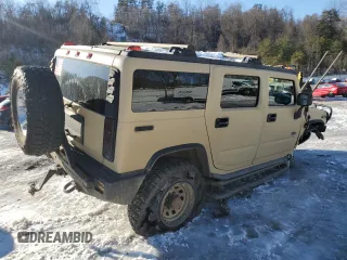 2004 Hummer H2 with VIN 5GRGN23UX4H119707, listed as a Copart auction lot 41435425 with 194,040 mi miles and Salvage Title. Bid and sale history available at carsss.com. Image 3.