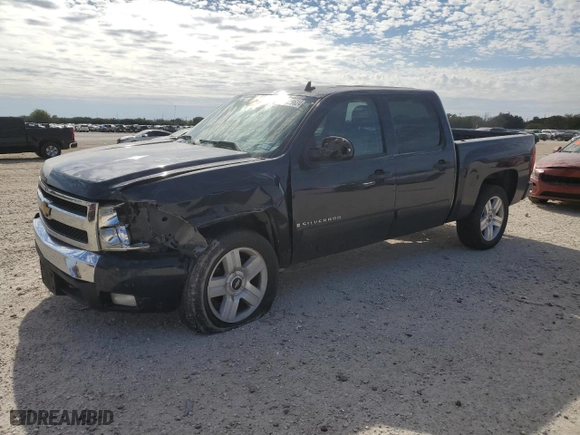 2007 Chevrolet Silverado 1500 LTZ with VIN 2GCEC13J371541551, listed as a Copart auction lot 83029624 with 218,151 mi miles and Salvage Title. Bid and sale history available at carsss.com. Image 1.