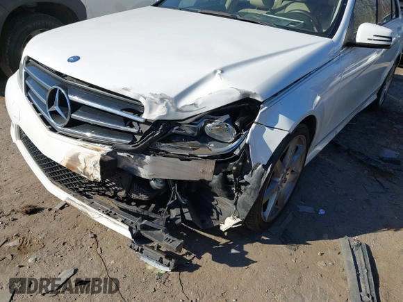 2014 Mercedes-Benz C 250 Sport with VIN WDDGF4HB3EA963847, listed as a IAAI auction lot 41445657 with 107,457 mi miles and . Bid and sale history available at carsss.com. Image 6.