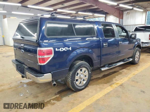2009 Ford F-150 XL with VIN 1FTPW14V09FB11277, listed as a Copart auction lot 59531415 with 186,572 mi miles and Salvage title. Bid and sale history available at DreamBid. Image 3.