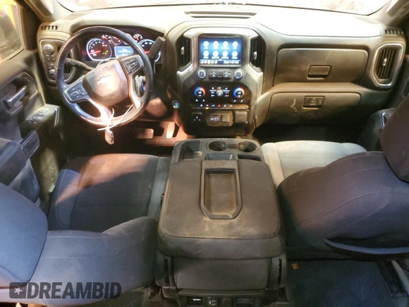 2021 Chevrolet Silverado 1500 LT with VIN 3GCUYDEDXMG144556, listed as a Copart auction lot 49736605 with 34,418 mi miles and Salvage Title. Bid and sale history available at DreamBid. Image 8.
