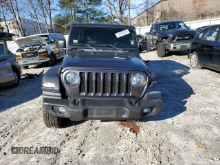 2019 Jeep Wrangler Unlimited Sport with VIN 1C4HJXDG4KW617918, listed as a Copart auction lot 81230004 with 55,621 mi miles and Non repairable. Bid and sale history available at DreamBid. Image 5.