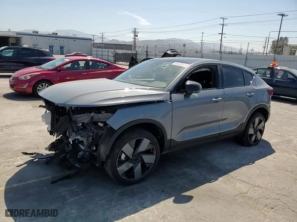 2023 Volvo C40 Recharge Pure Electric Ultimate with VIN YV4ED3GM9P2027892, listed as a Copart auction lot 60420974 with 19,650 mi miles and Salvage Title. Bid and sale history available at carsss.com. Image 11.