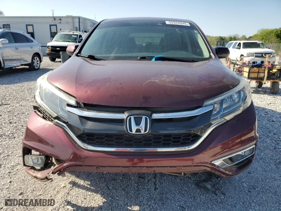 2015 Honda CR-V EX with VIN 2HKRM3H51FH542992, listed as a Copart auction lot 52028945 with 131,297 mi miles and Salvage Title. Bid and sale history available at carsss.com. Image 5.