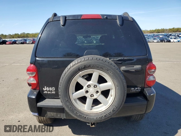 2006 Jeep Liberty Limited z VIN 1J8GL58K16W217595, wystawiony jako Copart lot #49732595 z przebiegiem 117 084 mil mil oraz Szkoda całkowita • Salvage title. Historia ofert i sprzedaży dostępna na DreamBid. Obrazek 6.