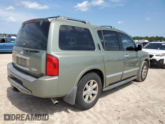 2004 Infiniti QX56 with VIN 5N3AA08A44N807454, listed as a Copart auction lot 71940494 with 232,981 mi miles and Salvage Title. Bid and sale history available at carsss.com. Image 3.