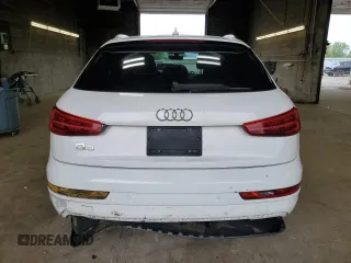 2018 Audi Q3 Premium with VIN WA1BCCFS9JR000127, listed as a Copart auction lot 58555755 with 60,295 mi miles and Salvage title. Bid and sale history available at DreamBid. Image 6.
