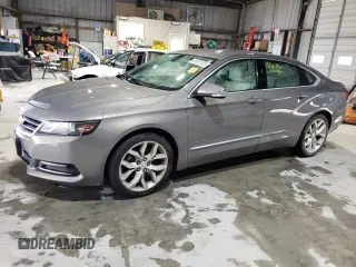 2018 Chevrolet Impala Premier z VIN 2G1125S31J9146801, wystawiony jako Copart lot #62551125 z przebiegiem Nie podano mil oraz Szkoda całkowita • Salvage title. Historia ofert i sprzedaży dostępna na DreamBid. Obrazek 1.