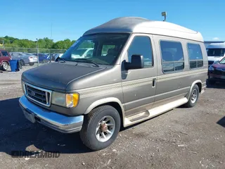 2003 Ford Econoline Cargo Recreational with VIN 1FDRE14L93HA06545, listed as a IAAI auction lot 42200611 with 160,671 mi miles and . Bid and sale history available at DreamBid. Image 2.