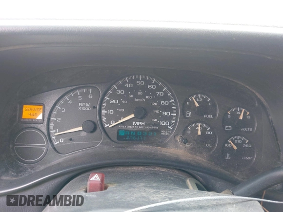 2002 Chevrolet Suburban Z71 с VIN 3GNFK16Z42G220862, выставлен на аукционе IAAI как лот 42328110 с пробегом 276 171 миль миль и . История ставок и продаж доступна на DreamBid. Изображение 7.