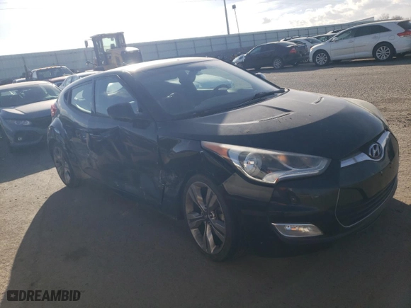 2014 Hyundai Veloster with VIN KMHTC6AD7EU191601, listed as a Copart auction lot 44791295 with 80,501 mi miles and Salvage Title. Bid and sale history available at carsss.com. Image 4.