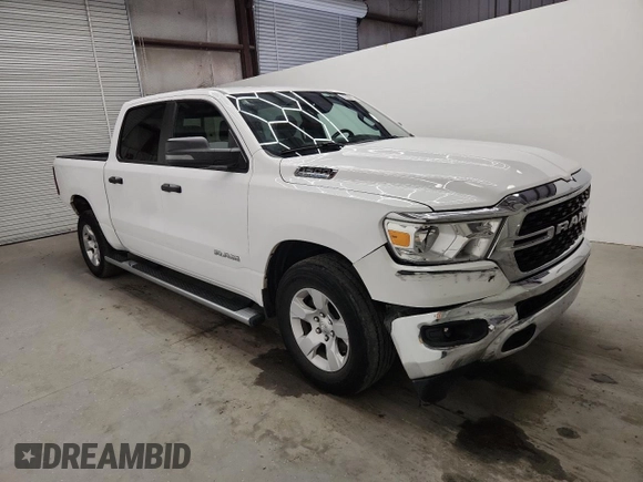 2023 Ram 1500 Big Horn with VIN 1C6RREFT3PN600320, listed as a Copart auction lot 60050845 with 51,734 mi miles and Non repairable. Bid and sale history available at DreamBid. Image 4.