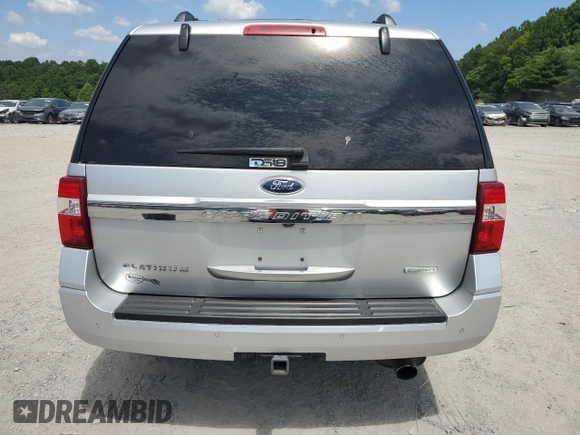 2015 Ford Expedition Platinum with VIN 1FMJU1MT6FEF24733, listed as a Copart auction lot 58774634 with 189,982 mi miles and Salvage title. Bid and sale history available at DreamBid. Image 6.