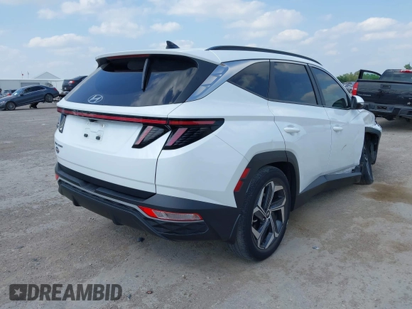 2022 Hyundai Tucson SEL with VIN 5NMJF3AE4NH108109, listed as a IAAI auction lot 42046630 with 24,459 mi miles and . Bid and sale history available at DreamBid. Image 4.