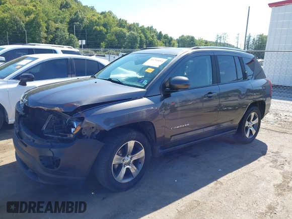 2016 Jeep Compass Latitude with VIN 1C4NJDEB4GD709019, listed as a IAAI auction lot 40250883 with 108,178 mi miles and . Bid and sale history available at DreamBid. Image 2.