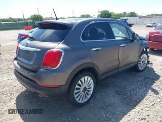 2016 FIAT 500X Lounge with VIN ZFBCFYDT0GP338194, listed as a IAAI auction lot 42286585 with Not provided miles and . Bid and sale history available at DreamBid. Image 4.