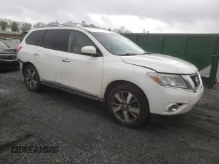 2013 Nissan Pathfinder Platinum z VIN 5N1AR2MM0DC613190, wystawiony jako Copart lot #51252275 z przebiegiem 184 254 mil mil oraz Szkoda całkowita • Salvage title. Historia ofert i sprzedaży dostępna na DreamBid. Obrazek 4.