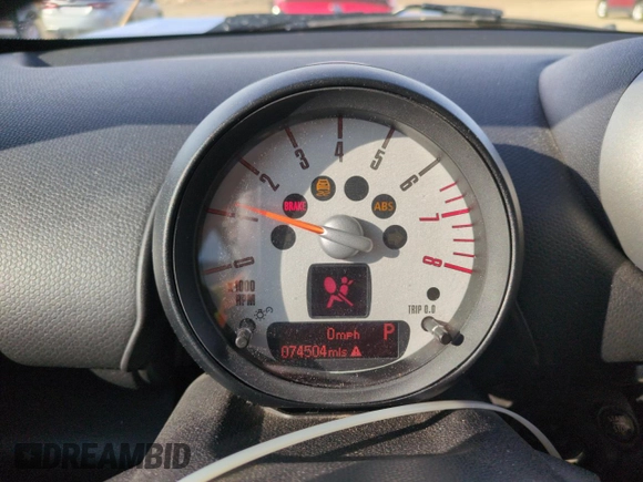 2012 MINI Countryman S with VIN WMWZC3C57CWL80976, listed as a Copart auction lot 50023105 with 74,504 mi miles and Salvage Title. Bid and sale history available at DreamBid. Image 9.