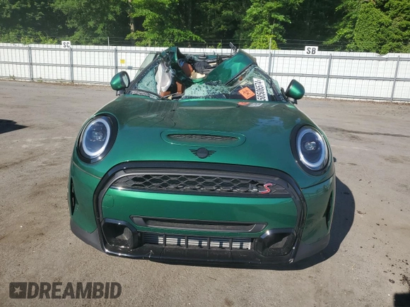 2023 MINI Hardtop Cooper S with VIN WMW53DH05P2T08382, listed as a Copart auction lot 58506574 with Not provided miles and Salvage title. Bid and sale history available at DreamBid. Image 5.
