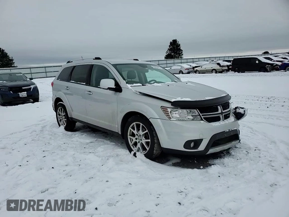 2014 Dodge Journey R/T with VIN 3C4PDDFGXET130926, listed as a Copart auction lot 43609415 with 75,841 mi miles and Salvage title. Bid and sale history available at DreamBid. Image 11.