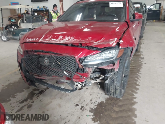 2017 Jaguar F-Pace 20d R-Sport with VIN SADCL2BN3HA490176, listed as a IAAI auction lot 41595419 with 87,755 mi miles and . Bid and sale history available at DreamBid. Image 6.