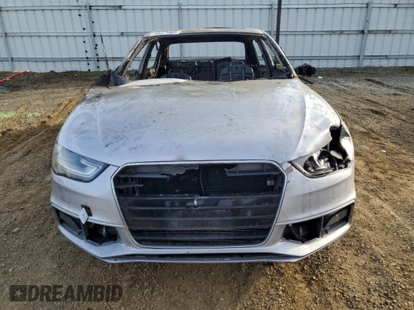 2016 Audi A4 Premium with VIN WAUAFAFL4GN016321, listed as a Copart auction lot 46371465 with 0 mi miles and Non Repairable. Bid and sale history available at carsss.com. Image 5.