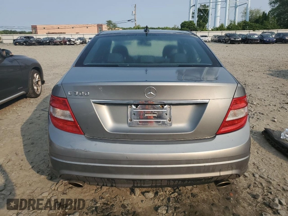 2008 Mercedes-Benz C 300 Sport with VIN WDDGF54X88F135386, listed as a Copart auction lot 59274095 with 154,723 mi miles and Salvage title. Bid and sale history available at DreamBid. Image 6.