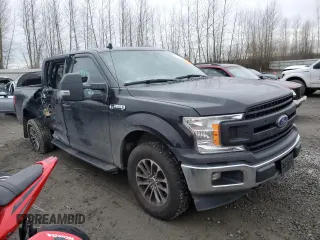 2020 Ford F-150 with VIN 1FTEW1P42LKE44685, listed as a Copart auction lot 42048345 with 68,176 mi miles and Salvage title. Bid and sale history available at DreamBid. Image 4.