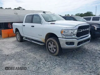 2024 Ram 2500 Big Horn with VIN 3C6UR5DJ4RG249893, listed as a IAAI auction lot 41893825 with 33,955 mi miles. Bid and sale history available at carsss.com. Image 1.