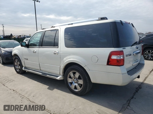 2007 Ford Expedition EL Limited with VIN 1FMFK19537LA02466, listed as a Copart auction lot 44573265 with 59,336 mi miles and Salvage Title. Bid and sale history available at carsss.com. Image 2.