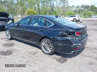 2015 Hyundai Genesis 3.8L with VIN KMHGN4JE5FU063075, listed as a IAAI auction lot 42043518 with 135,079 mi miles. Bid and sale history available at carsss.com. Image 3.