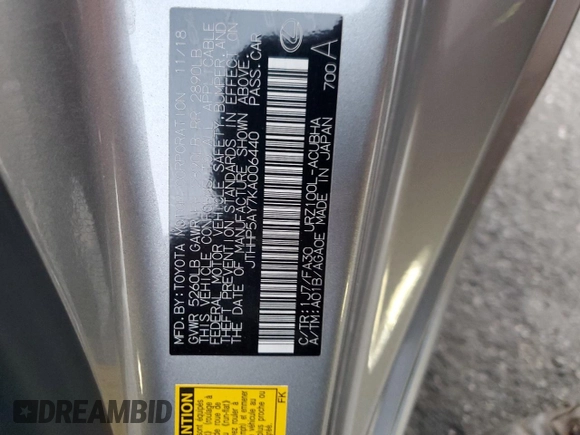 2019 Lexus LC 500h z VIN JTHHP5AY7KA006440, wystawiony jako Copart lot #83810454 z przebiegiem 45 717 mil mil oraz Szkody całkowita. Historia ofert i sprzedaży dostępna na DreamBid. Obrazek 13.