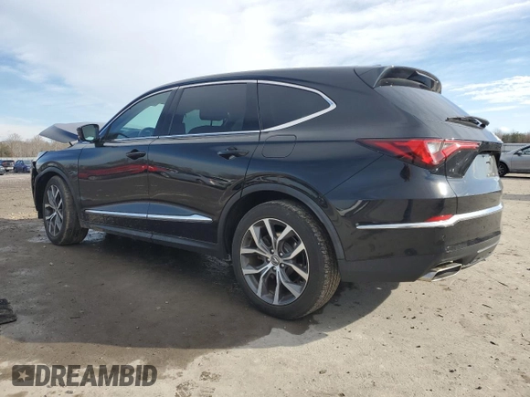 2022 Acura MDX w/Technology Package with VIN 5J8YE1H49NL037704, listed as a Copart auction lot 84958354 with 23,331 mi miles and Salvage Title. Bid and sale history available at carsss.com. Image 2.