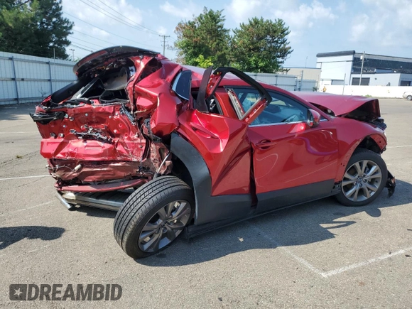 2020 Mazda CX-30 Select with VIN 3MVDMACL6LM116322, listed as a Copart auction lot 65403574 with 54,731 mi miles and Salvage title. Bid and sale history available at DreamBid. Image 3.