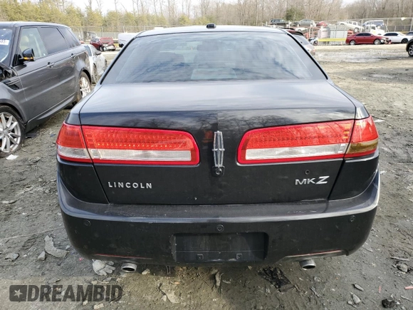 2011 Lincoln MKZ with VIN 3LNHL2GC8BR768314, listed as a Copart auction lot 57201675 with 250,784 mi miles and Non repairable. Bid and sale history available at DreamBid. Image 6.