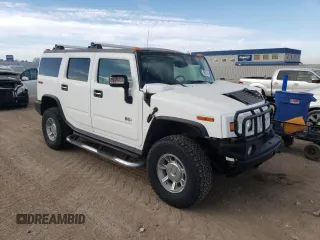 2005 Hummer H2 SUV with VIN 5GRGN23U45H125469, listed as a Copart auction lot 75885744 with 0 mi miles and Salvage Title. Bid and sale history available at carsss.com. Image 4.