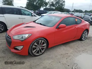 2014 Hyundai Genesis Coupe 2.0T z VIN KMHHT6KD8EU115387, wystawiony jako Copart lot #75023754 z przebiegiem Nie podano mil oraz Szkoda całkowita • Salvage title. Historia ofert i sprzedaży dostępna na DreamBid. Obrazek 1.
