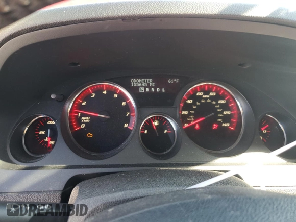 2012 GMC Acadia SLT2 with VIN 1GKKRSED8CJ124882, listed as a Copart auction lot 46478405 with 155,645 mi miles and Salvage Title. Bid and sale history available at carsss.com. Image 9.