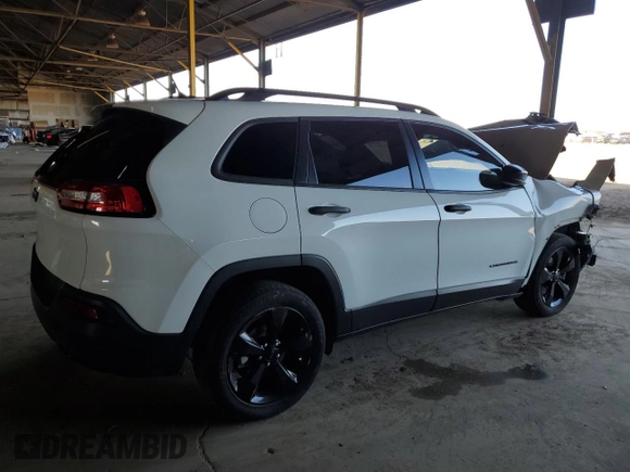 2017 Jeep Cherokee Altitude with VIN 1C4PJLAB3HW661754, listed as a Copart auction lot 64580105 with 62,427 mi miles and Salvage title. Bid and sale history available at DreamBid. Image 3.