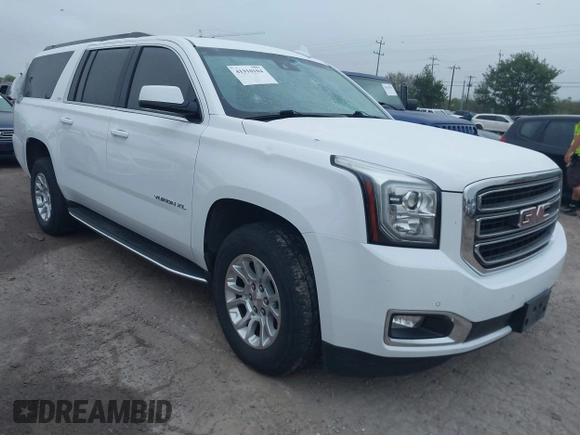 2019 GMC Yukon XL SLT z VIN 1GKS1GKC8KR395425, wystawiony jako IAAI lot #41910104 z przebiegiem 105 760 mil mil oraz . Historia ofert i sprzedaży dostępna na DreamBid. Obrazek 1.