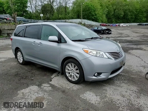 2015 Toyota Sienna Limited with VIN 5TDDK3DC5FS118715, listed as a Copart auction lot 55957215 with 133,500 mi miles and Salvage title. Bid and sale history available at DreamBid. Image 14.