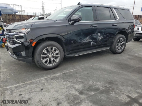 2022 Chevrolet Tahoe LT with VIN 1GNSCNKD6NR354144, listed as a Copart auction lot 76732424 with 32,117 mi miles and Salvage Title. Bid and sale history available at carsss.com. Image 1.