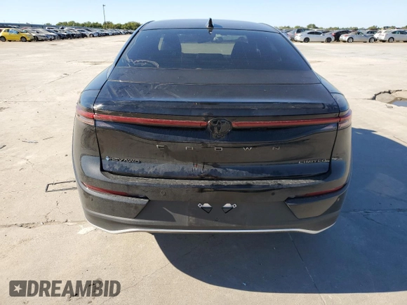 2025 Toyota Crown XLE with VIN JTDAAAAF8S3032416, listed as a Copart auction lot 73577524 with 6,781 mi miles and Salvage Title. Bid and sale history available at carsss.com. Image 6.