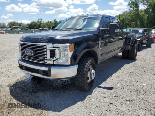 2021 Ford F-350 XL z VIN 1FT8W3DT0MED03277, wystawiony jako Copart lot #56975175 z przebiegiem 118 699 mil mil oraz Szkoda całkowita • Salvage title. Historia ofert i sprzedaży dostępna na DreamBid. Obrazek 2.