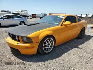 2007 Ford Mustang GT Deluxe with VIN 1ZVHT82HX75343081, listed as a Copart auction lot 52754385 with 122,369 mi miles and Salvage title. Bid and sale history available at DreamBid. Image 1.