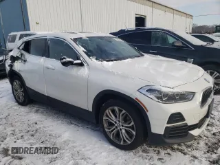 2022 BMW X2 xDrive28i with VIN WBXYJ1C08N5U30857, listed as a Copart auction lot 89282465 with 44,825 mi miles and Salvage Title. Bid and sale history available at carsss.com. Image 4.