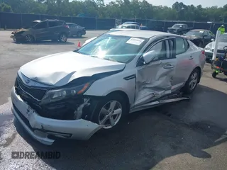 2015 Kia Optima LX with VIN 5XXGM4A75FG378795, listed as a IAAI auction lot 42604014 with 57,199 mi miles and . Bid and sale history available at DreamBid. Image 17.